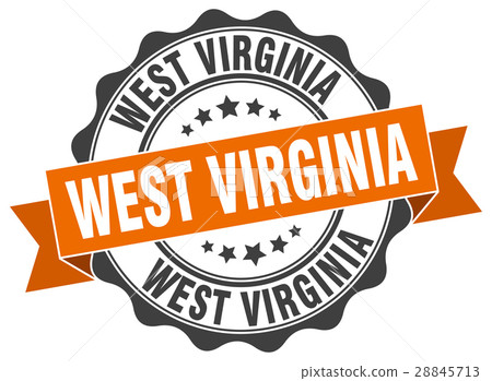 West Virginia round ribbon seal West Virginia round ribbon seal 28845713