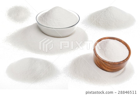 Sugar isolated on white background with clipping 28846511
