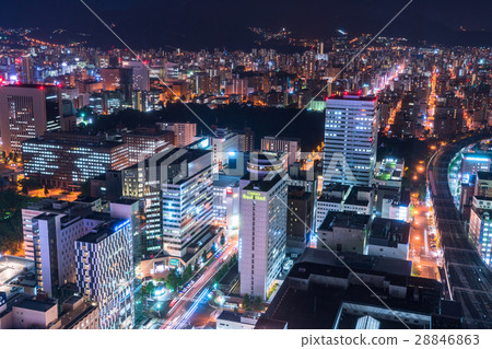 [Hokkaido] Sapporo night view 28846863
