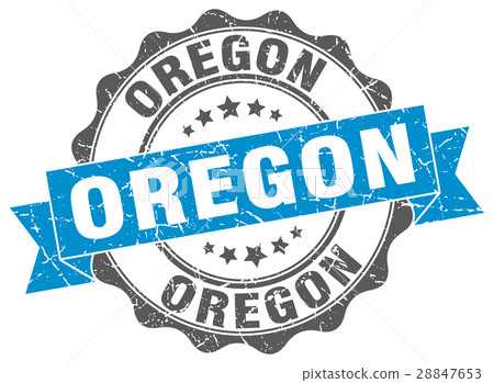 Oregon round ribbon seal Oregon round ribbon seal 28847653