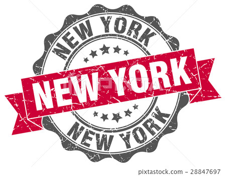 New York round ribbon seal New York round ribbon seal 28847697