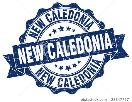 New Caledonia round ribbon seal 28847727