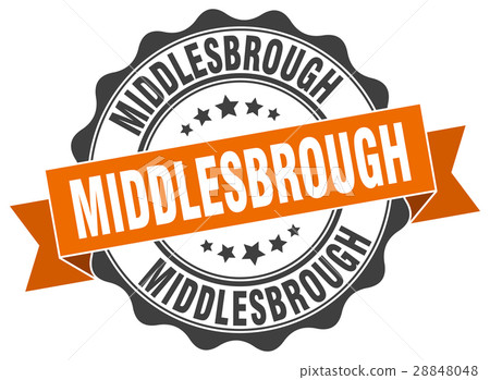 Middlesbrough round ribbon seal Middlesbrough round ribbon seal 28848048