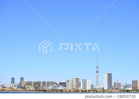 東京城市風景東京天空樹 28850720