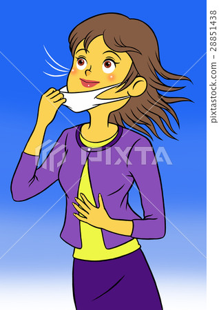 改善花粉症的女性 改善花粉症的女性 28851438