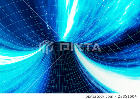 Abstract speed tunnel warp in space, wormhole or Abstract speed tunnel warp in space, wormhole or 28851604