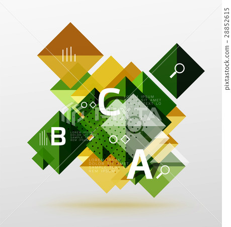 Vector square abstract background 28852615