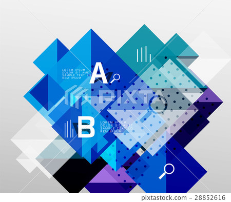 Vector square abstract background 28852616