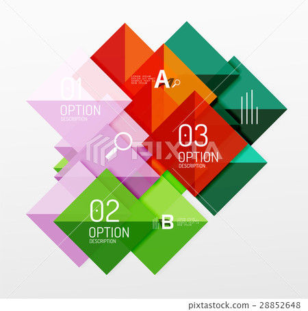 Vector square abstract background 28852648