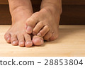 Close up a man with itchy feet 28853804