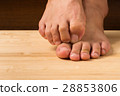 Close up a man with itchy feet 28853806