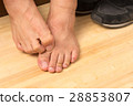 Close up a man with itchy feet 28853807