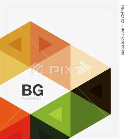 Vector abstract colorful triangle repetition Vector abstract colorful triangle repetition 28854463
