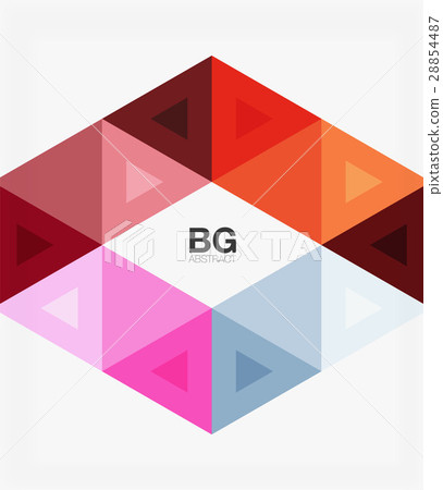 Vector abstract colorful triangle repetition Vector abstract colorful triangle repetition 28854487