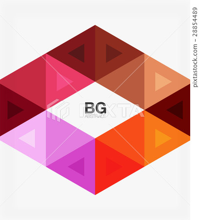 Vector abstract colorful triangle repetition Vector abstract colorful triangle repetition 28854489