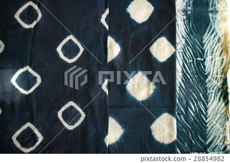 Tie dye cotton fabric by natural material. 28854982