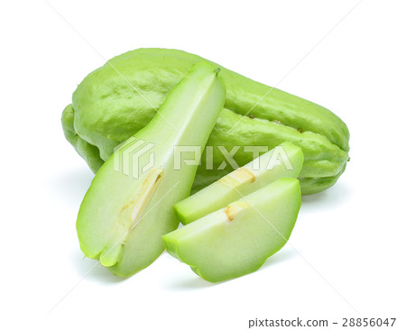 fresh chayote isolated on white background 28856047