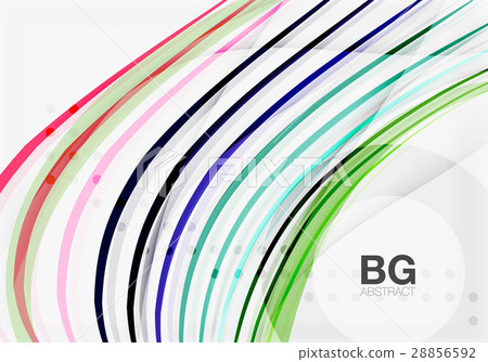 Colorful vector stripes on grey Colorful vector stripes on grey 28856592