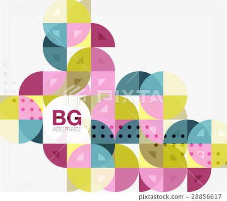 Minimalistic circle composition background 28856617