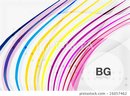 Wave lines abstract background 28857462