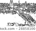 City skyline of cologne in Germany 28858100