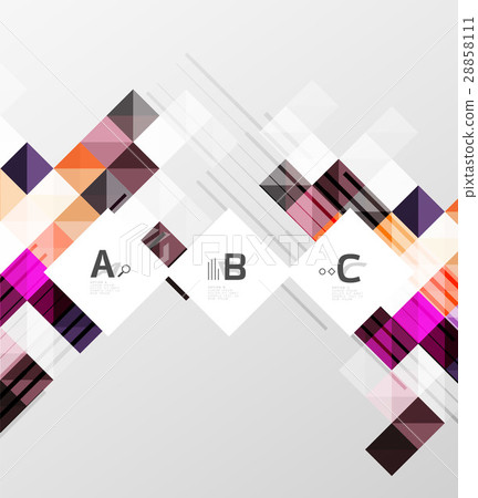 Vector square elements on gray abstract background Vector square elements on gray abstract background 28858111