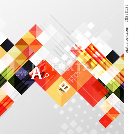 Modern geometrical square banner, minimalistic Modern geometrical square banner, minimalistic 28858185