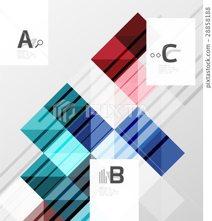 Modern geometrical square banner, minimalistic Modern geometrical square banner, minimalistic 28858188