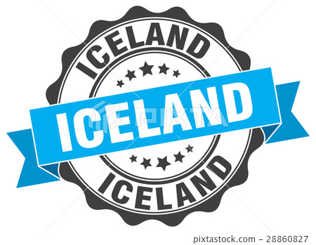 Iceland round ribbon seal Iceland round ribbon seal 28860827