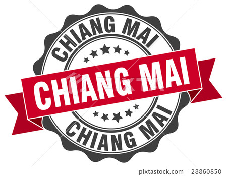 Chiang mai round ribbon seal 28860850