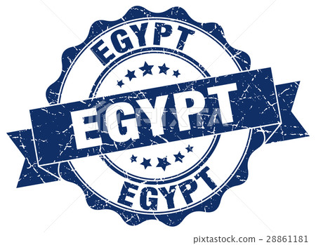 Egypt round ribbon seal 28861181