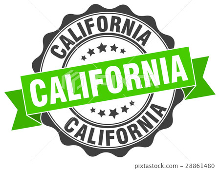California round ribbon seal 28861480