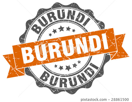 Burundi round ribbon seal Burundi round ribbon seal 28861500