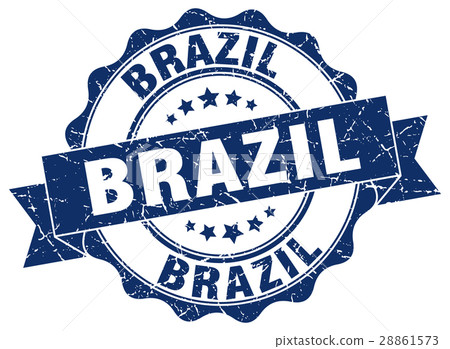 Brazil round ribbon seal 28861573
