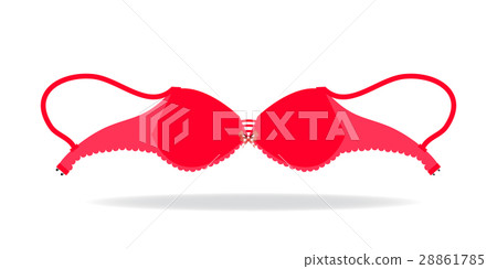 bra underwear. illustration. use a smart phone 28861785