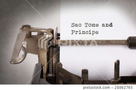 Old typewriter - Soa Tome and Principe 28862765