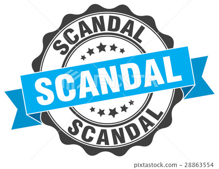 scandal stamp. sign. seal 28863554