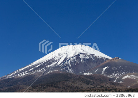 Shizuoka _ Houyanaga火山口開放富士山 28863968