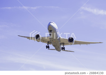飛機降落波音787 28864130