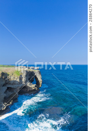 Mankind hair of Okinawa _ Sunny in fine weather Mankind hair of Okinawa _ Sunny in fine weather 28864270