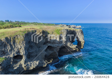 沖繩的人類頭髮_晴朗天氣晴朗 28864428