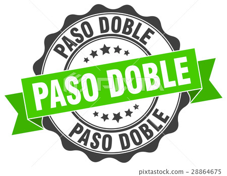 paso doble stamp. sign. seal paso doble stamp. sign. seal 28864675