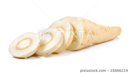 Parsnip isolated on the white background 28866219