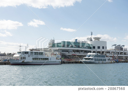 海洋門鹽罐港口港口客運碼頭日本Sanriki Matsushima遊船登陸 28867568