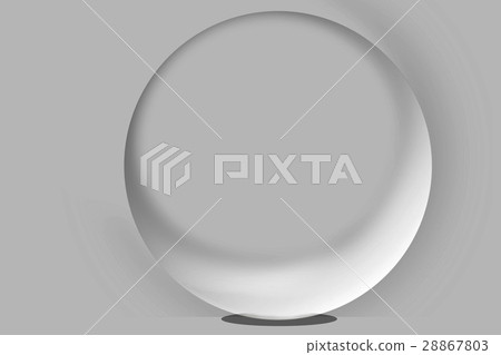 水晶透明玻璃球單色黑白 水晶透明玻璃球單色黑白 28867803