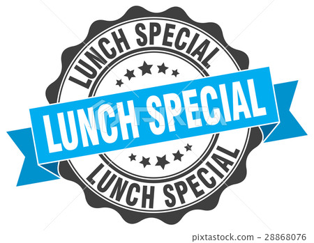 lunch special stamp. sign. seal lunch special stamp. sign. seal 28868076