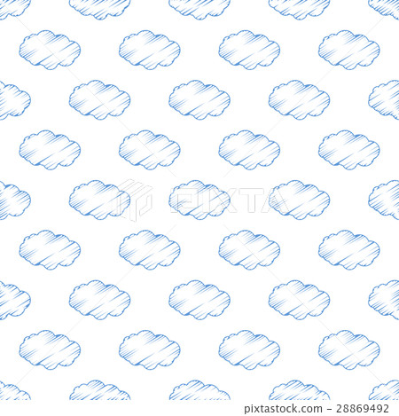 cloud. seamless pattern. children s illustration 28869492