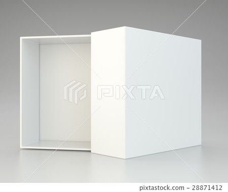 Open cardboard box Open cardboard box 28871412