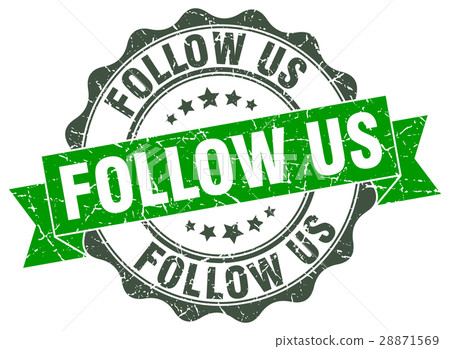 follow us stamp. sign. seal follow us stamp. sign. seal 28871569