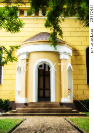 Ancient the door of Church, Ayutthaya, (Thailand) 28872485